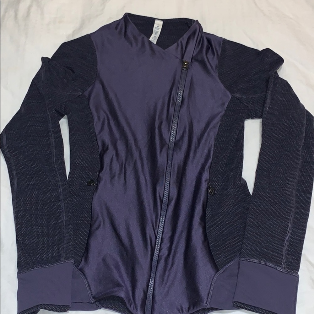 Lululemon asymmetrical zippered jacket